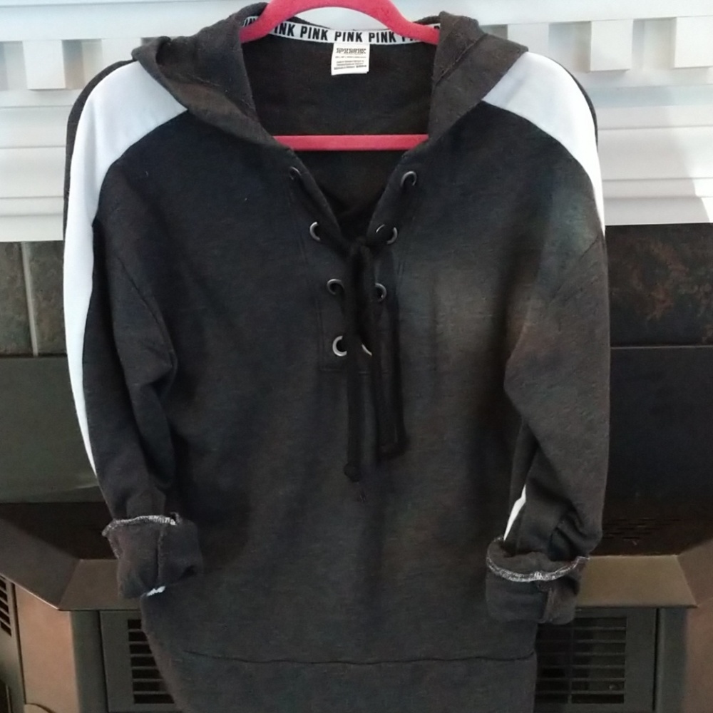 VS PINK Lace up Hoodie